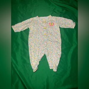 Carters Floral Kids One Piece size 3 Months